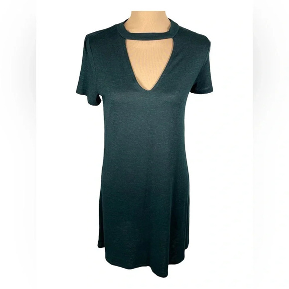 Love, Fire‎ Gigi Woven Dress in Hunter Green Small - Picture 2 of 10